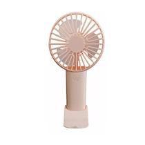 Mini Ventilador Portátil De Mão Mesa Cabo Recarregável USB
