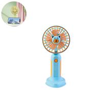Mini Ventilador Portátil De Mão Recarregável Usb Com Base Mini Ventilador Portátil De Mão Recarregável Usb Com Base