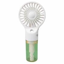 Mini Ventilador Portátil de Mão Recarregável USB com Umidificador Spray Água 3 Velocidades