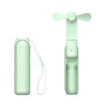 Mini Ventilador Portátil De Mão USB Recarregável Com Gancho De Design Exclusivo E Potente Vento