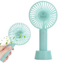 Mini Ventilador Portátil de Mesa Color FS-6 (***DISPONÍVEL SOMENTE VERDE)