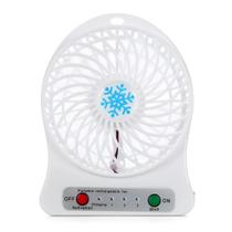 Mini Ventilador Portátil De Mesa Recarregável Com Cabo Usb