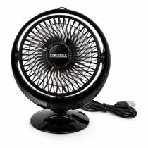 Mini Ventilador Portátil de Mesa Usb Compacto Prático Preto 5 Pás para Notebook Computador PC Mini Ventilador Portátil de Mesa Usb Compacto Prático Preto 5 Pás para Notebook Computador PC