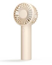 Mini ventilador portátil Edvision USB recarregável de 3 velocidades bege