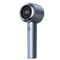 Mini ventilador portátil portátil Turbo USB recarregável prateado