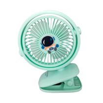 Mini Ventilador Portátil Presilha Prendedor Para Fixar Em Locais Variados Berço Mesa Janela