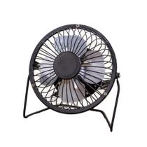 Mini Ventilador Portátil Preto Aço - Your