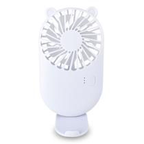 Mini Ventilador Portátil Recarregável Branco Maquiagem Cílio Mini Ventilador Portátil Recarregável Branco Maquiagem Cílio