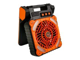 Mini Ventilador Portátil Recarregável Com LED e Placa Solar X99 - Albatroz Fishing