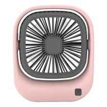 Mini Ventilador Portátil Recarregável De Mesa 3 Velocidades