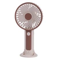 Mini Ventilador Portátil Recarregável de Mesa USB