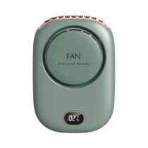 Mini Ventilador Portátil Recarregável Sem Lâminas Turbo Silencioso Para Estudantes, Esportes E