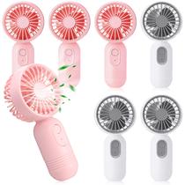 Mini ventilador portátil Rossesay Handheld 3 velocidades USB recarregável Mini ventilador portátil Rossesay Handheld 3 velocidades USB recarregável