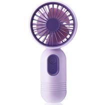 Mini ventilador portátil Rossesay Purple 3 velocidades USB recarregável Mini ventilador portátil Rossesay Purple 3 velocidades USB recarregável