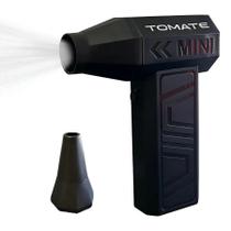 Mini Ventilador Portátil Turbo Preto Tomate Mini Ventilador Portátil Turbo Preto Tomate