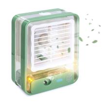 Mini Ventilador Portatil Umidificador De Ambiente Potente