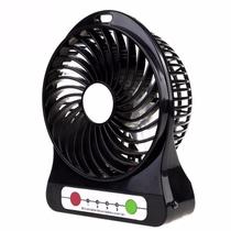 Mini Ventilador Portatil Usb Bateria Recarregavel 3 Velocida