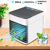 Mini ventilador portátil USB com ar condicionado para uso pessoal em escritório Mini ventilador portátil USB com ar condicionado para uso pessoal em escritório