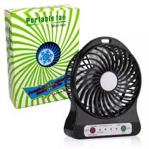 Mini Ventilador Portátil Usb De Mesa 3 Velocidades