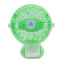 Mini Ventilador Portátil USB Recarregável com Clip - Bateria 18650