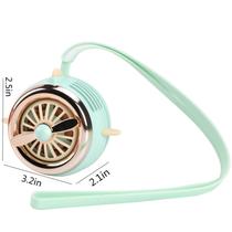 Mini ventilador portátil usb sem folhas bolso mini ventilador de carregamento portátil sem folhas pendurado pescoço pequeno ventilador