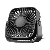 Mini Ventilador Portátil USB Silencioso - 4 Polegadas, 3 Velocidades e Rotação 360°