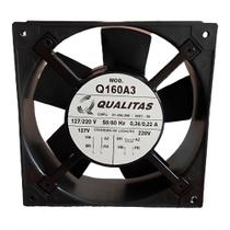 Mini Ventilador Qualitas Q160a3 162x162x55mm 127-220v Mini Ventilador Qualitas Q160a3 162x162x55mm 127-220v