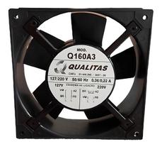 Mini Ventilador Qualitas Q160a3 162x162x55mm 127/220v Mini Ventilador Qualitas Q160a3 162x162x55mm 127/220v