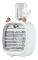 Mini Ventilador Recarregável Gato Refrigerador De Ar De Mesa