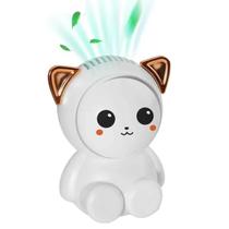 Mini Ventilador Recarregável Portátil Cordão Usb - Branco Mini Ventilador Recarregável Portátil Cordão Usb - Branco