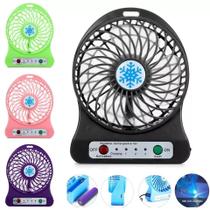 Mini Ventilador Recarregável Usb Portátil Com 3 Velocidades Mini Ventilador Recarregável Usb Portátil Com 3 Velocidades