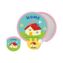 Mini Ventilador Redondo Dobrável Com Refletor De Foto, Ventilador Decorativo Portátil Para