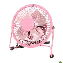 Mini Ventilador Rosa USB