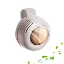Mini ventilador sem lâminas Wshxjzyay portátil silencioso com clipe branco