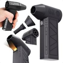 Mini Ventilador Soprador De Ar Turbo Jato 130000 Rpm Sem Fio