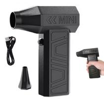 Mini Ventilador Soprador Turbo Jet Fan 130.000 RPM Sem Fio 3 Velocidades Potente USB Bateria Recarregavel Limpa Computador Teclado Churrasqueira Acend Mini Ventilador Soprador Turbo Jet Fan 130.000 RPM Sem Fio 3 Velocidades Potente USB Bateria Recarregavel Limpa Computador Teclado Churrasqueira Acend