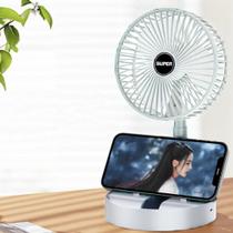 Mini Ventilador Telescópico Dobrável Recarregável USB Mini Ventilador Telescópico Dobrável Recarregável USB
