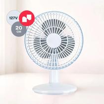 Mini Ventilador Turbo 20cm 127V Portátil Silencioso Potente Compacto