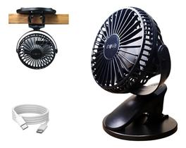 Mini Ventilador Turbo Silencioso De Mesa Recarregável