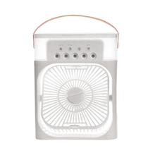 Mini Ventilador Umidificador De Mesa Portátil 4 EM 1 21 X 26