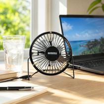 Mini Ventilador USB 4 Polegadas de Mesa Portátil Articulável