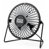 Mini Ventilador Usb De Mesa 4" Potente E Silencioso 14cm Portátil