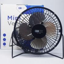 Mini Ventilador USB de Mesa 5v Silencioso Angulo Ajustável - LS-906 - LuaTek