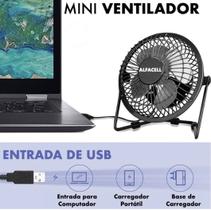 Mini Ventilador Usb De Mesa Premium Potente E Silencioso Dolce Home Para PC