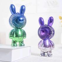 Mini Ventilador USB Em Formato Doce de Coelho