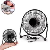 Mini Ventilador USB Portátil de Mesa Silencioso Articulável Mini Ventilador USB Portátil de Mesa Silencioso Articulável