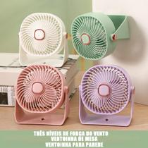 Mini Ventilador USB Portátil Silencioso - Presente Amiga, Forte, Wearable Verão