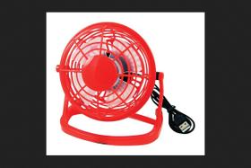 Mini ventilador USB, refrigeração pessoal de 4 polegadas e 4 pás Mini ventilador USB, refrigeração pessoal de 4 polegadas e 4 pás