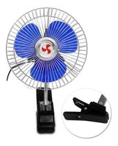 Mini Ventilador Veicular 12V 6'' 15cm Carro Caminhão Ônibus Mini Ventilador Veicular 12V 6'' 15cm Carro Caminhão Ônibus