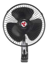 Mini Ventilador Veicular 12V 8'' 20cm Carro Caminhão Preto